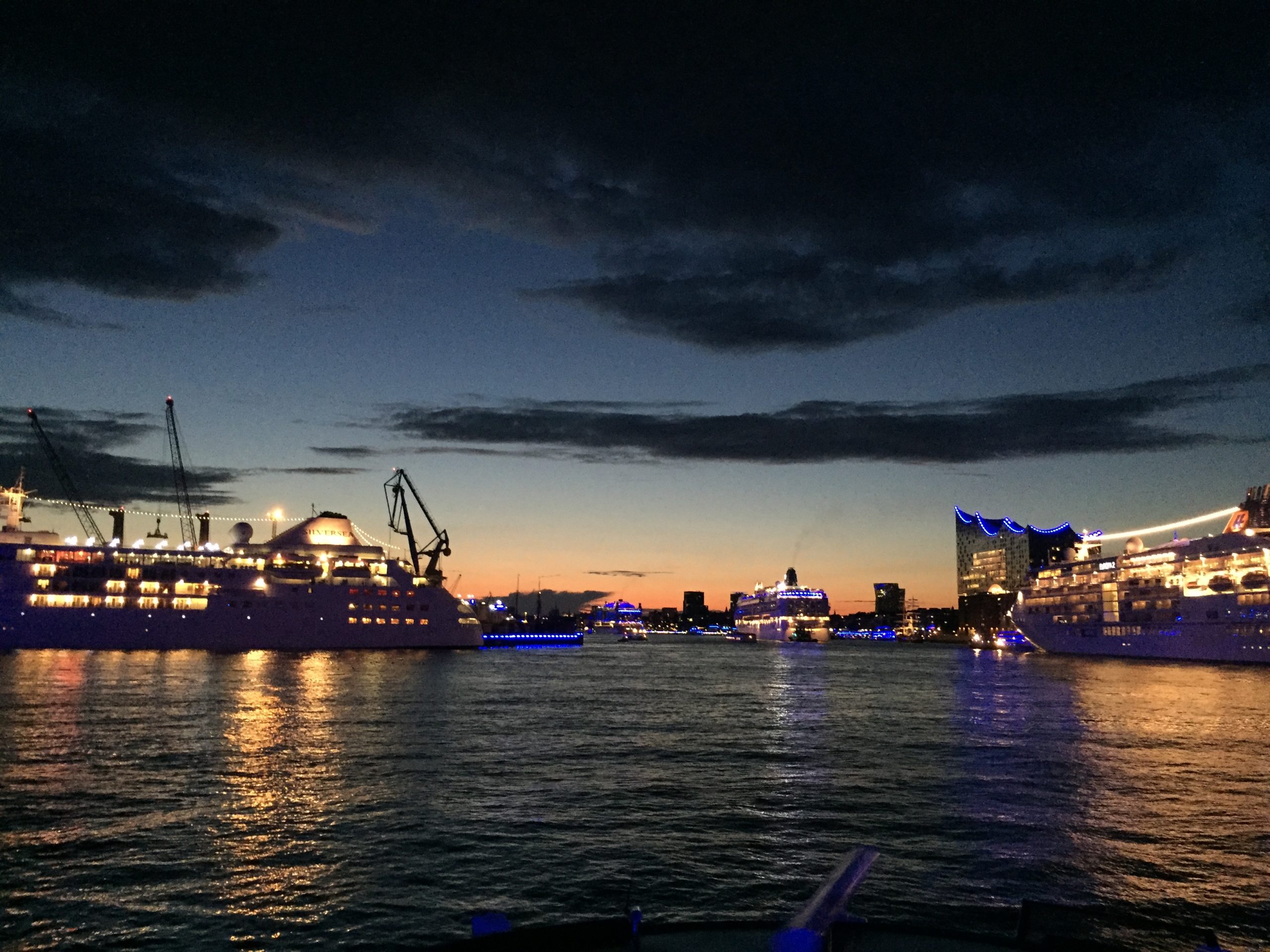 Hamburger Hafen – Abendstimmung