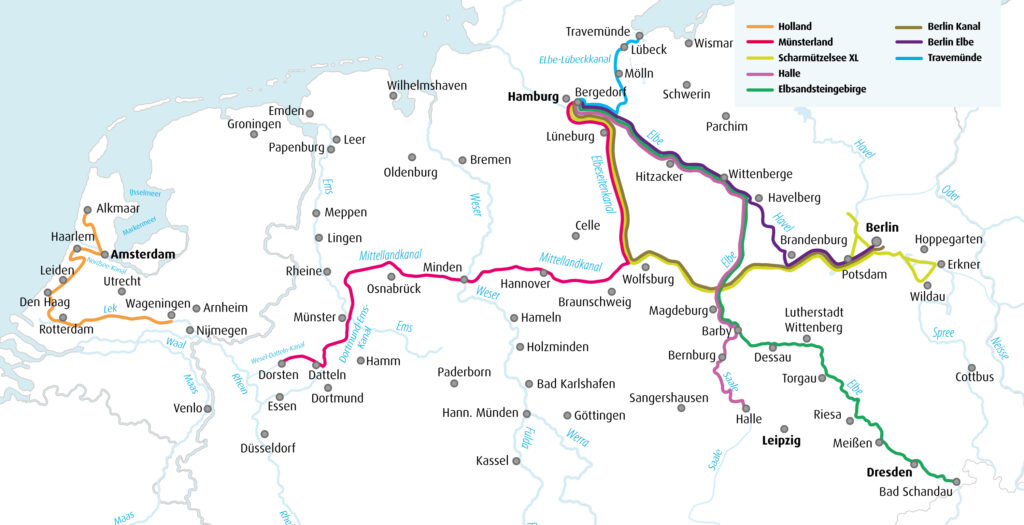 Flussreisen 2026 mit Legende